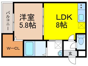 フジパレス服部天神Ⅱ番館の物件間取画像